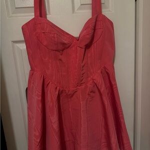 Bardot Coral Mini Dress